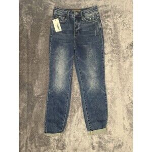 Judy Blue Slim Fit Jeans Women’s Size 25 Blue Distressed Denim NWT